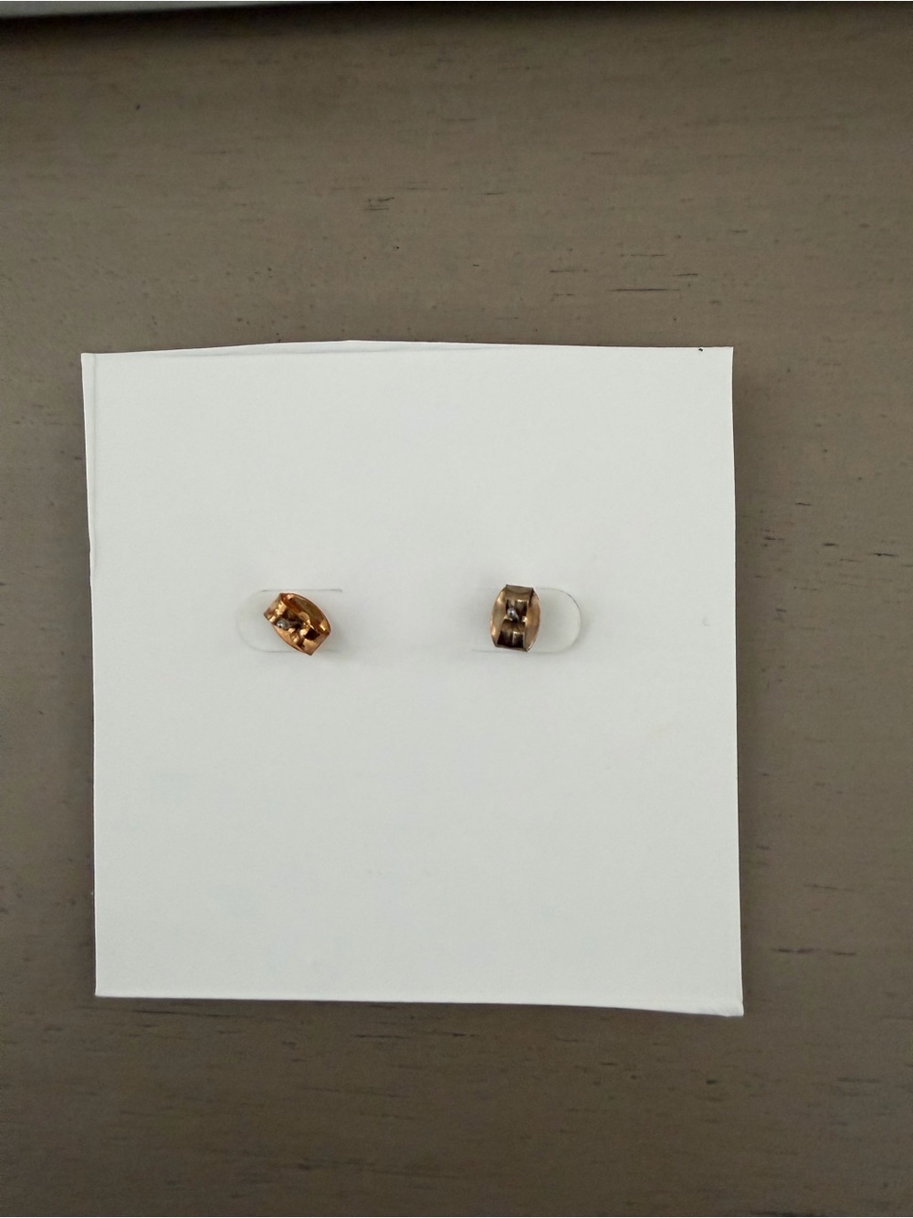 kate spade Gold Spade Square Stud Earrings - Picture 4 of 4